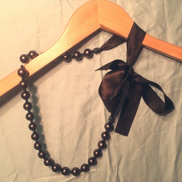 Jewelry - Large Brown "Pearl" Necklace Jewelry - Large Brown "Pearl" Necklace